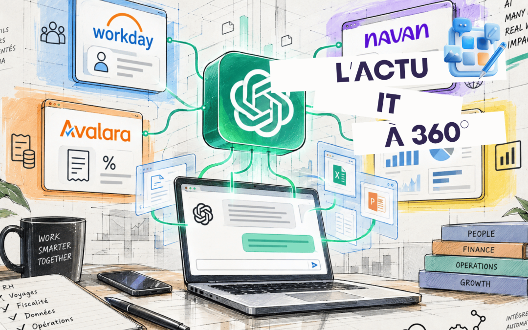 Workday, Navan, Avalara : ChatGPT Work s’invite dans les logiciels métiers