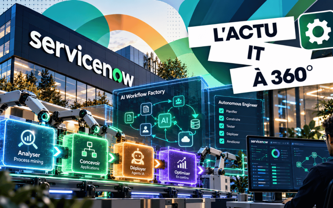 ServiceNow veut faire de l’amélioration des processus une boucle continue pilotée par l’IA
